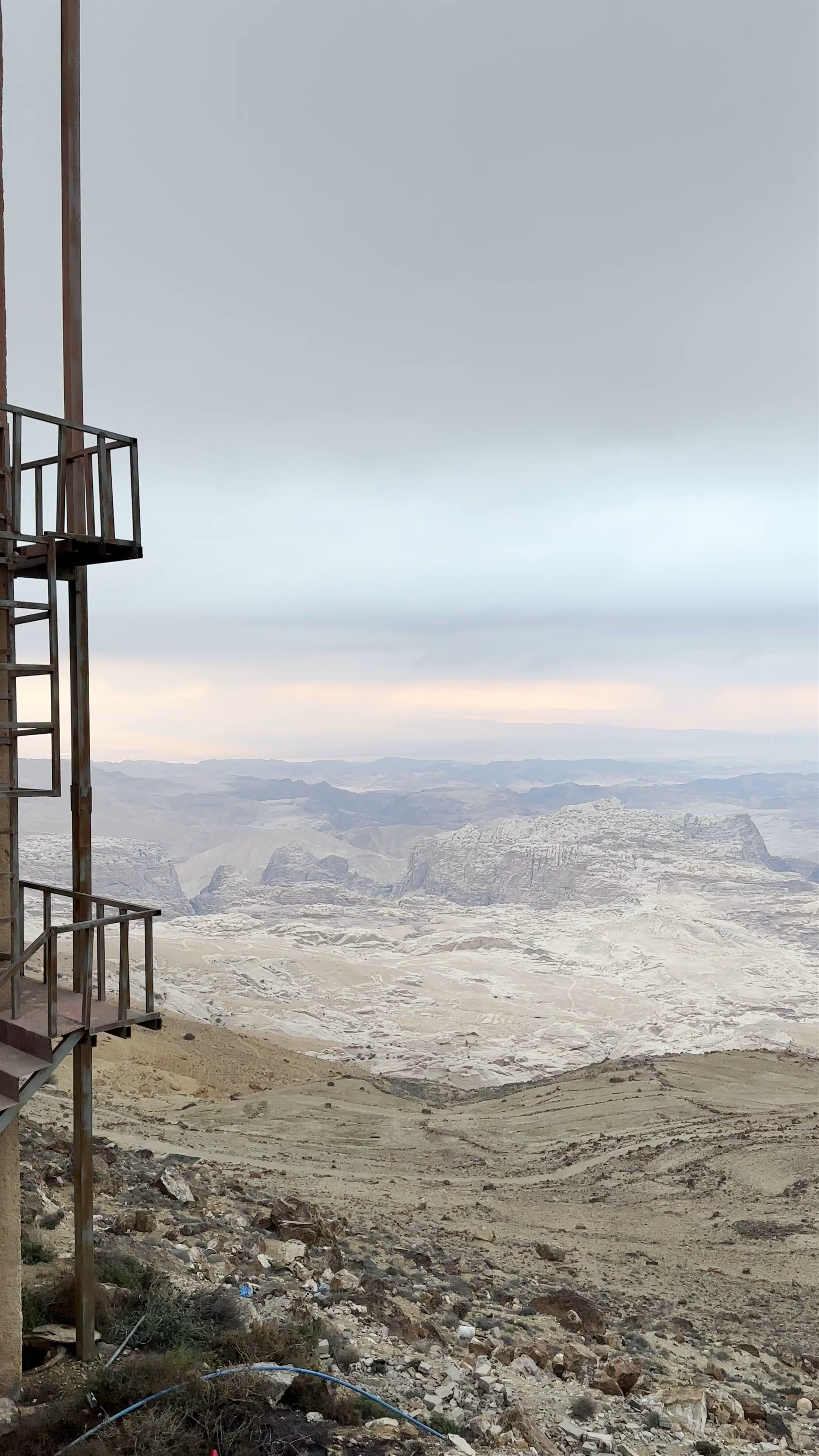 Panoramic Views of the Petra Mountains from Rajif, Jordan