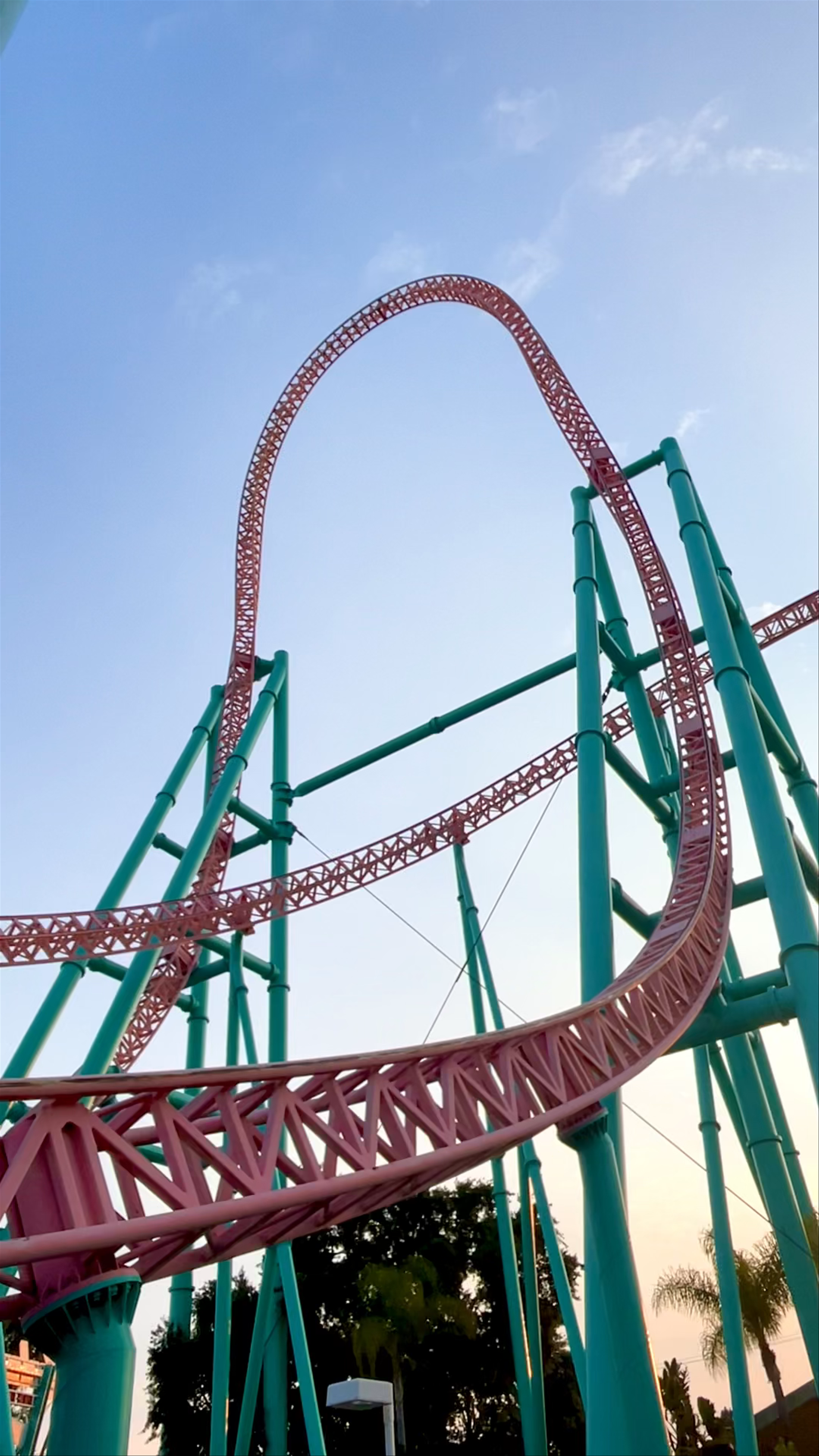 Thrilling Roller Coaster Ride at Knott's Berry Farm, Buena Park