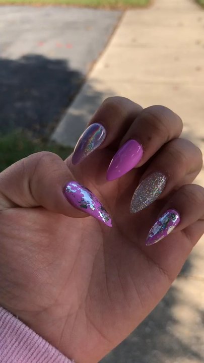 Allure Nail Spa - custom full set done by Jenny - Nail Salons Near Me - Bowie, Maryland
