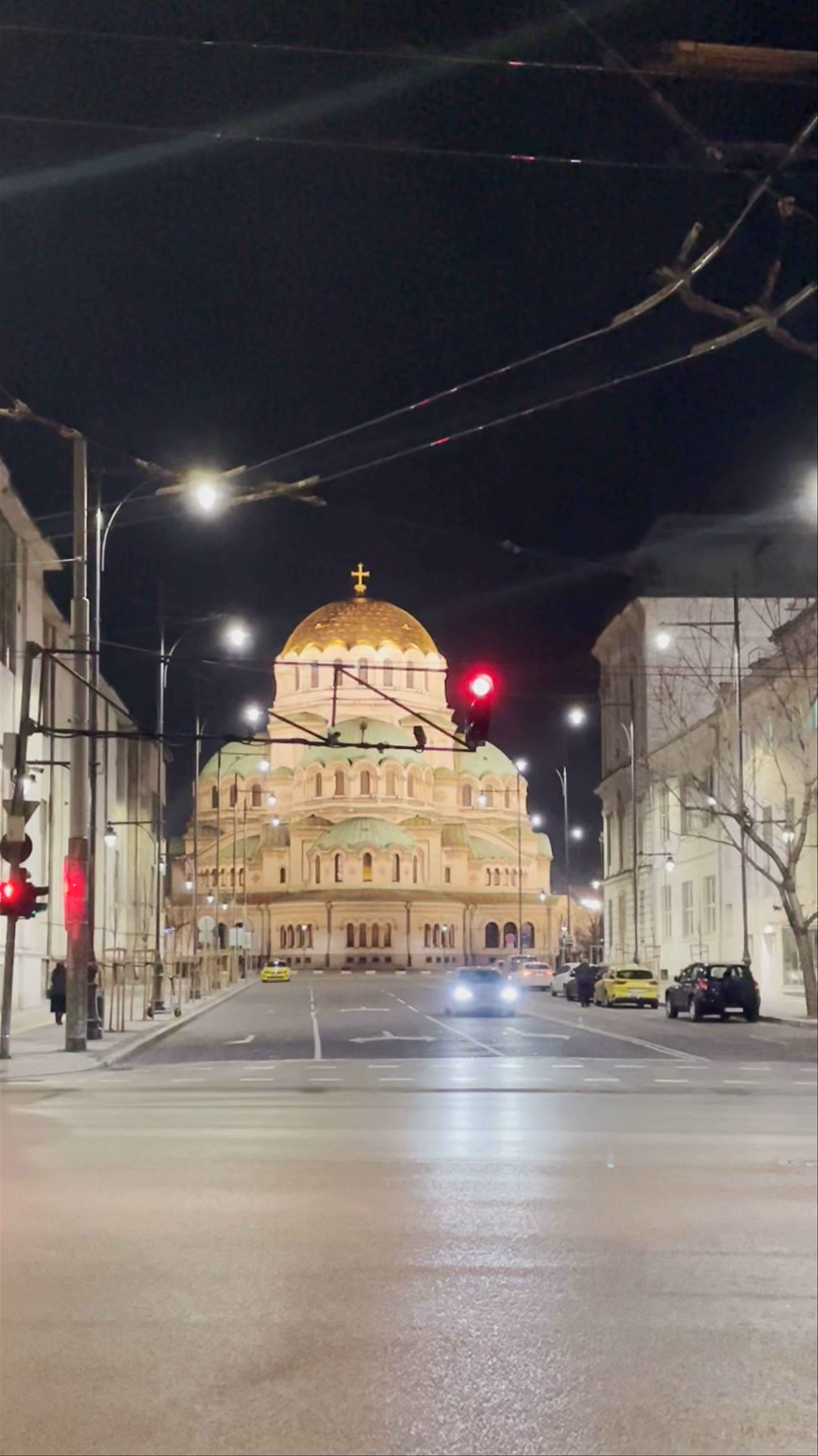 Patriarchal Cathedral of St. Alexander Nevsky at Night - Sofia, Bulgaria