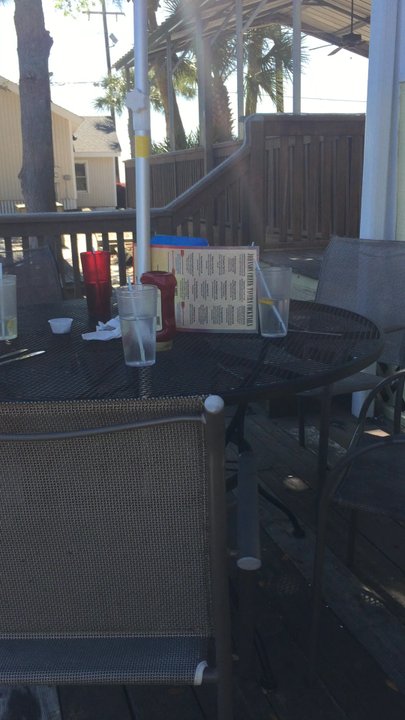 Johnson Creek Tavern - The tables around us sat un-bussed for quite some time (see video). This would be an awesome location, but so far we are disappointed... - Seafood Near Me - Harbor Island, South Carolina