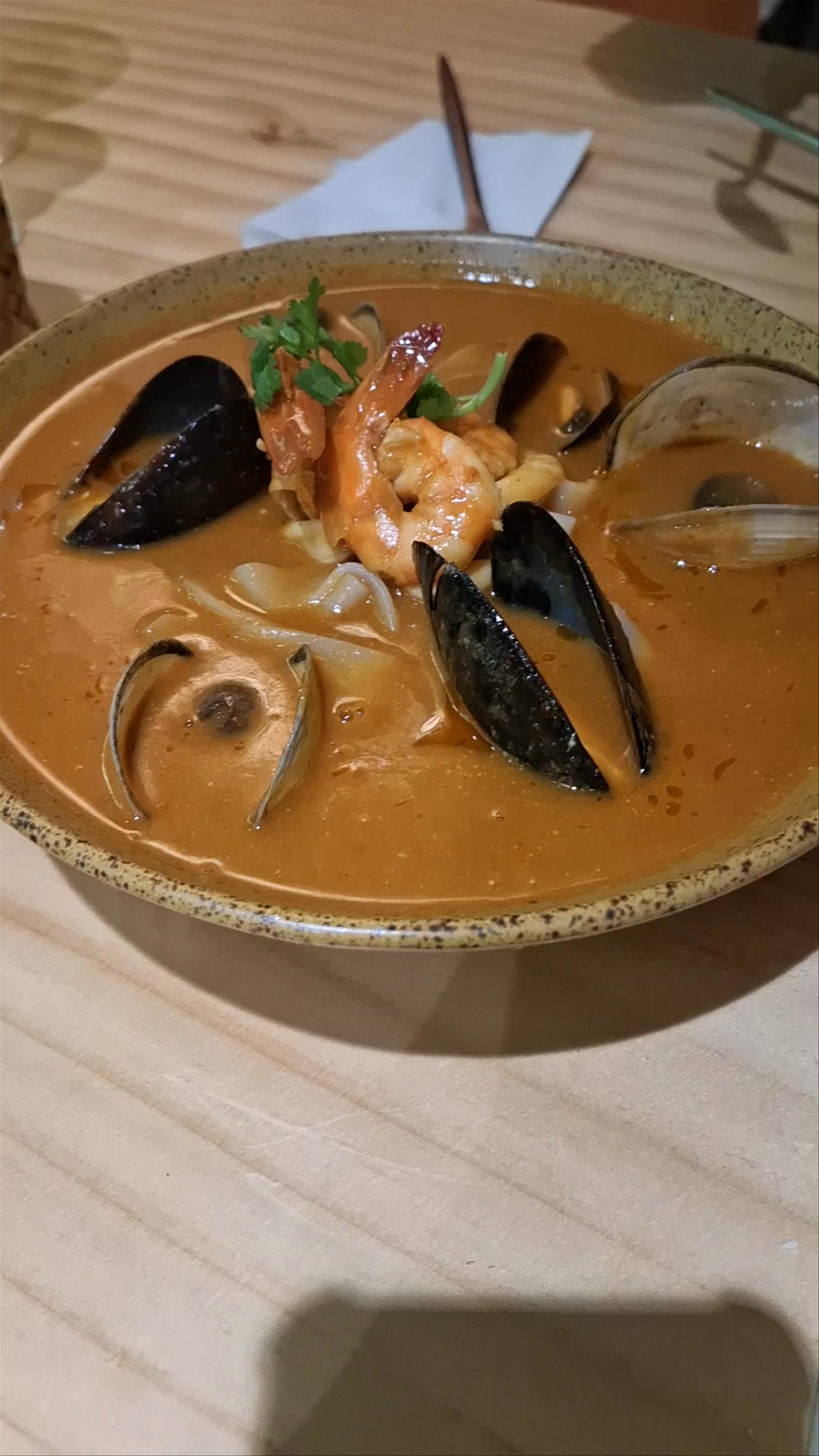 Seafood Laksa Delight at moCoo, Panglao, Bohol