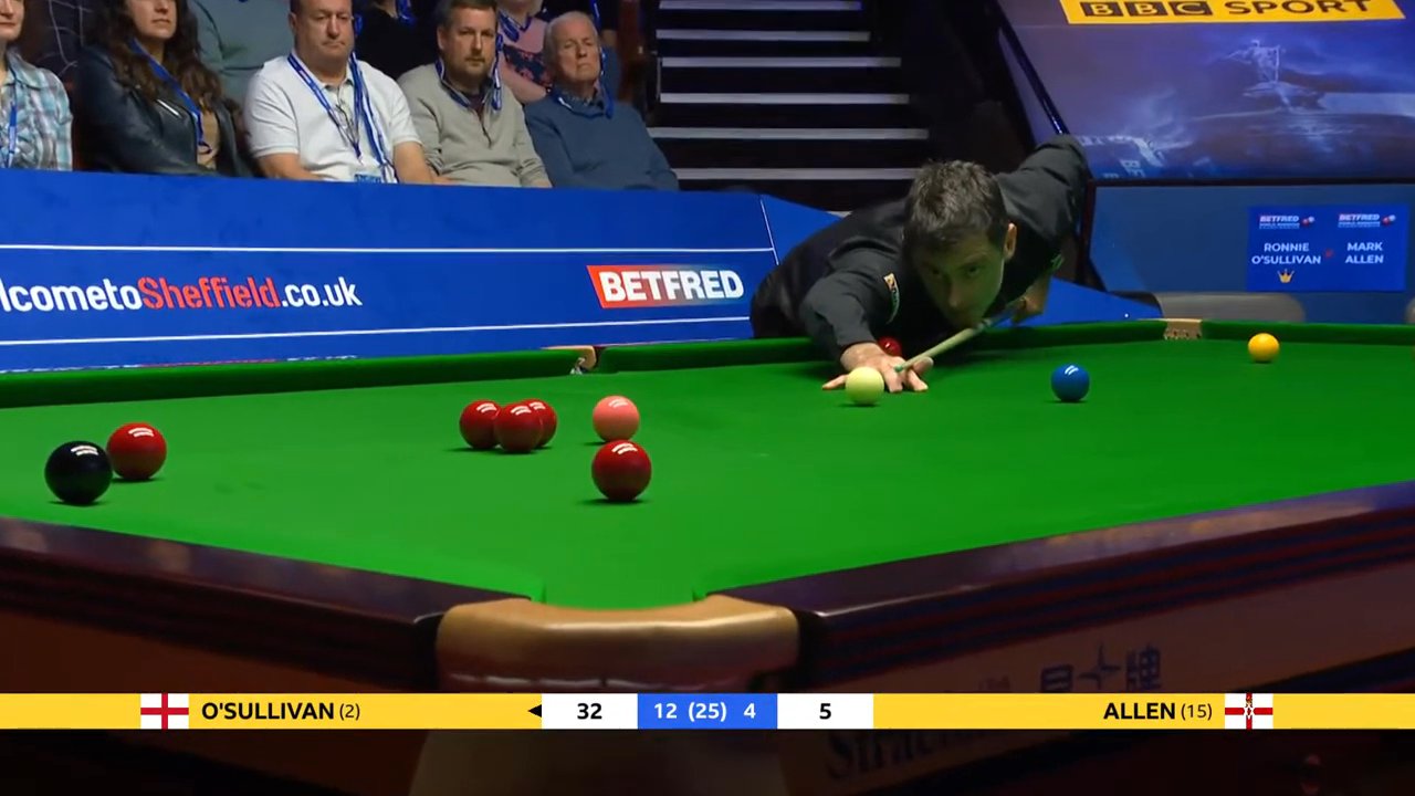 Ronnie O'Sullivan vs Mark Allen - 2022 Round 2 (Final Session)