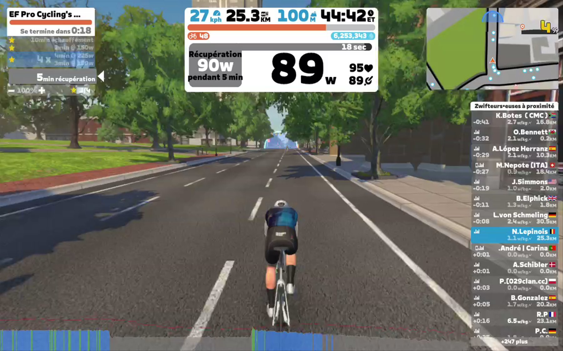 Zwift - EF Pro Cycling's Red Day Workout in Richmond