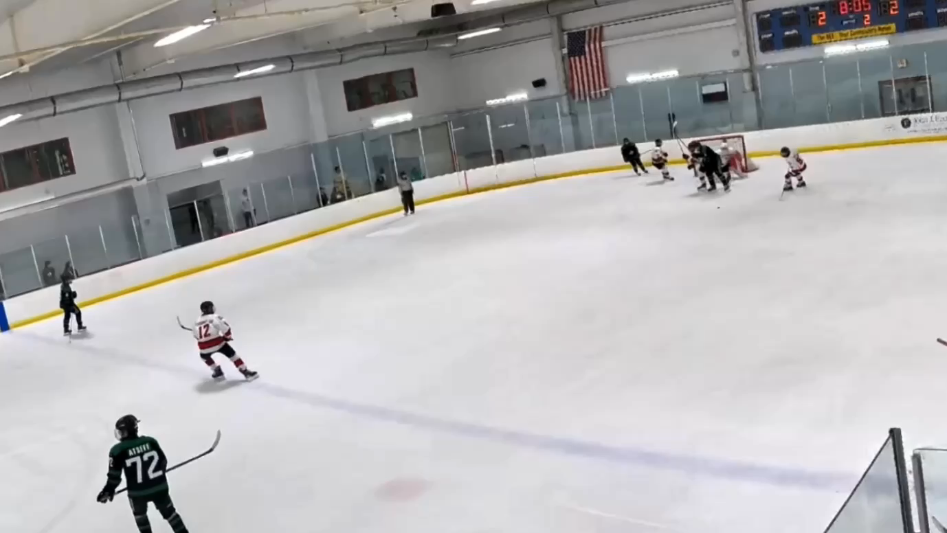 Tyler Waltz's Full Ice Assist vs. Rochester Aces 16u 2025