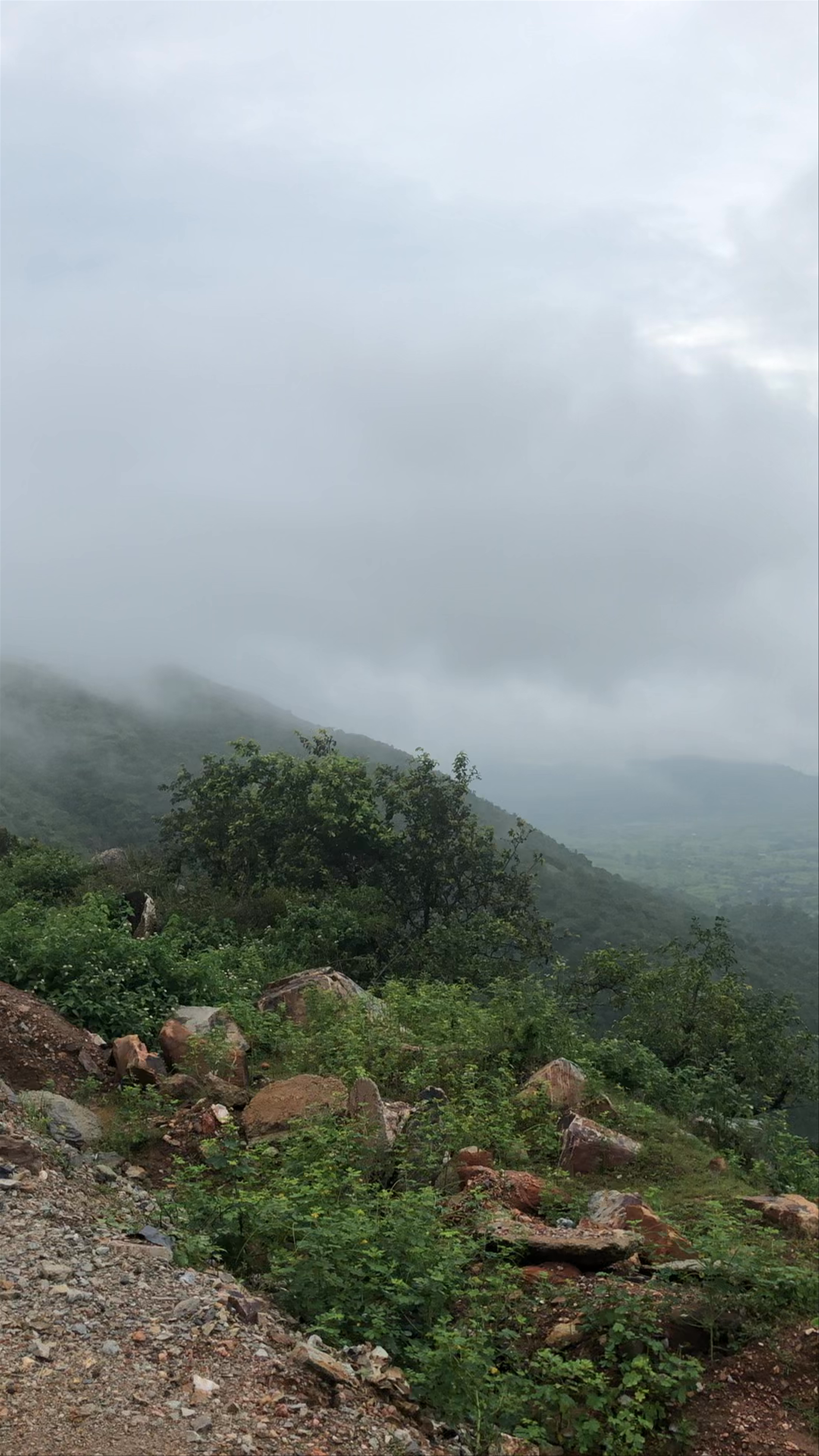 Misty Mountain Vistas in Udaipur, Rajasthan