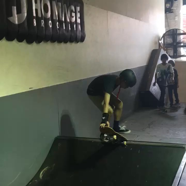 Homage Skateboard Academy - Practicing transfers on the spine ramp. - Skate Shops Near Me - Brooklyn, New York
