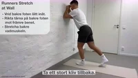Animated preview for Runners Stretch At Wall