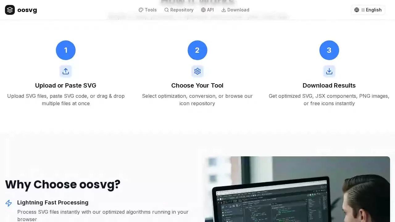 oosvg - Free Online SVG Optimizer image 1