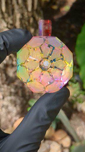 Preview pic of Dichroic glass pendant