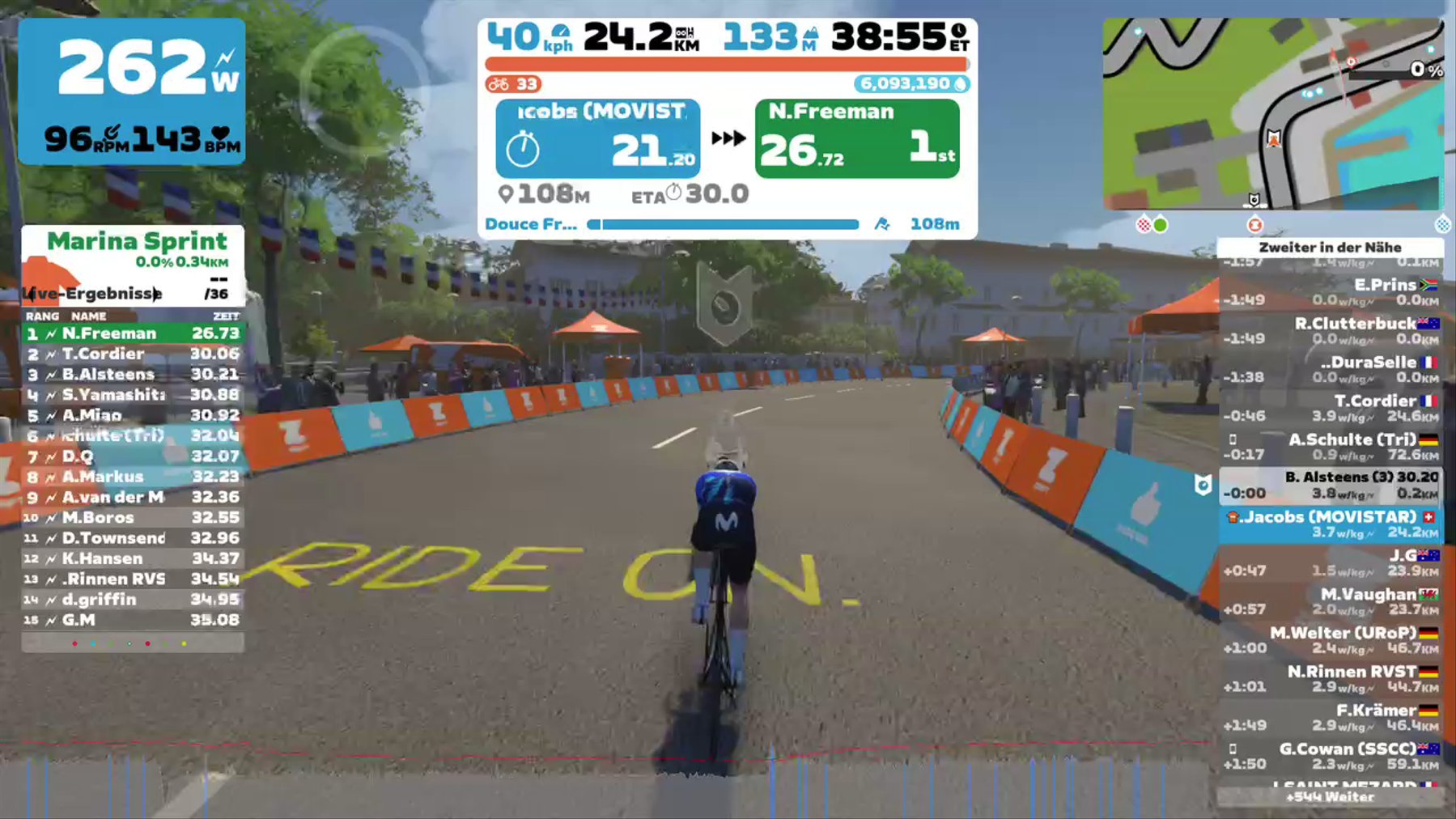 Zwift - Douce France in France