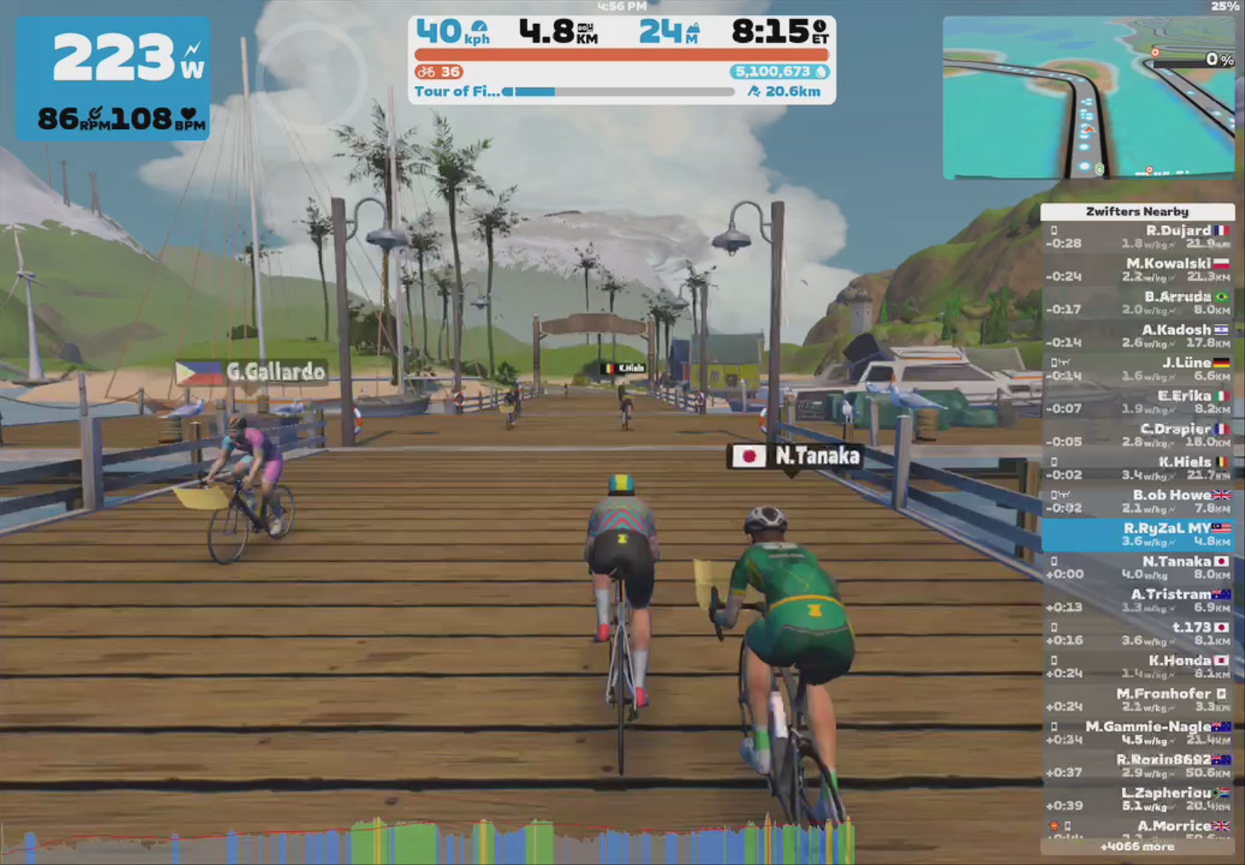 Zwift - Tour of Fire and Ice in Watopia