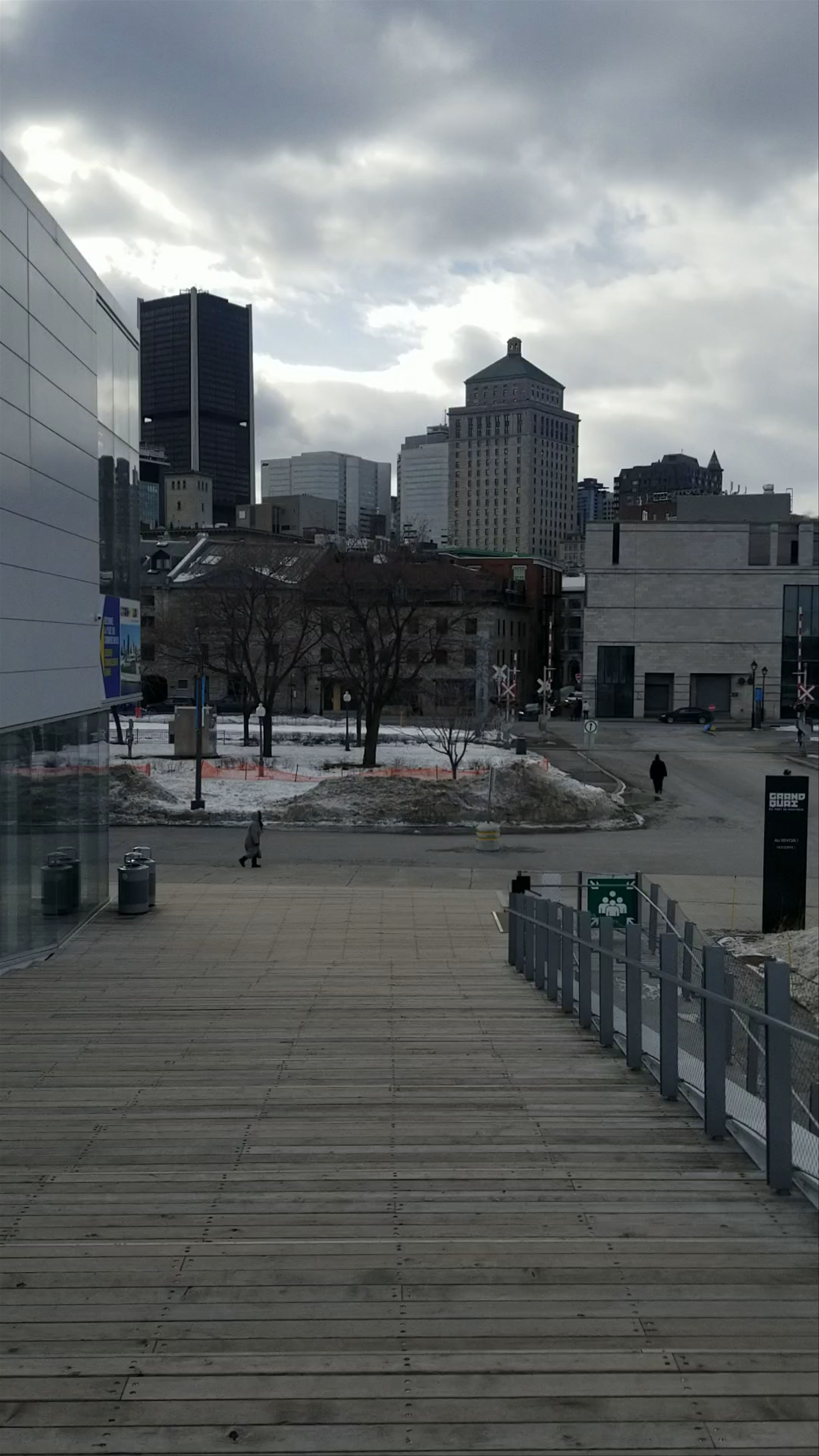 Winter Stroll Through Montreal's Old Port and Ville-Marie Skyline