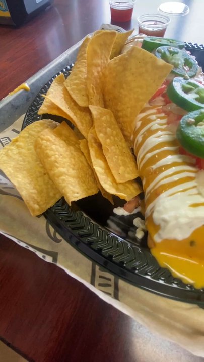 Tijuana Flats - Megajuana Blackened Chicken Chimichanga - Mexican Near Me - Oldsmar, Florida