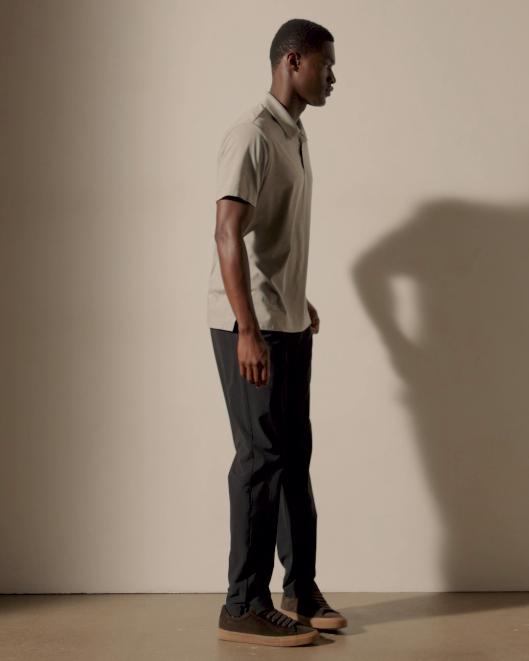 Performance Supima Pique Short Sleeve Polo - Concrete | James