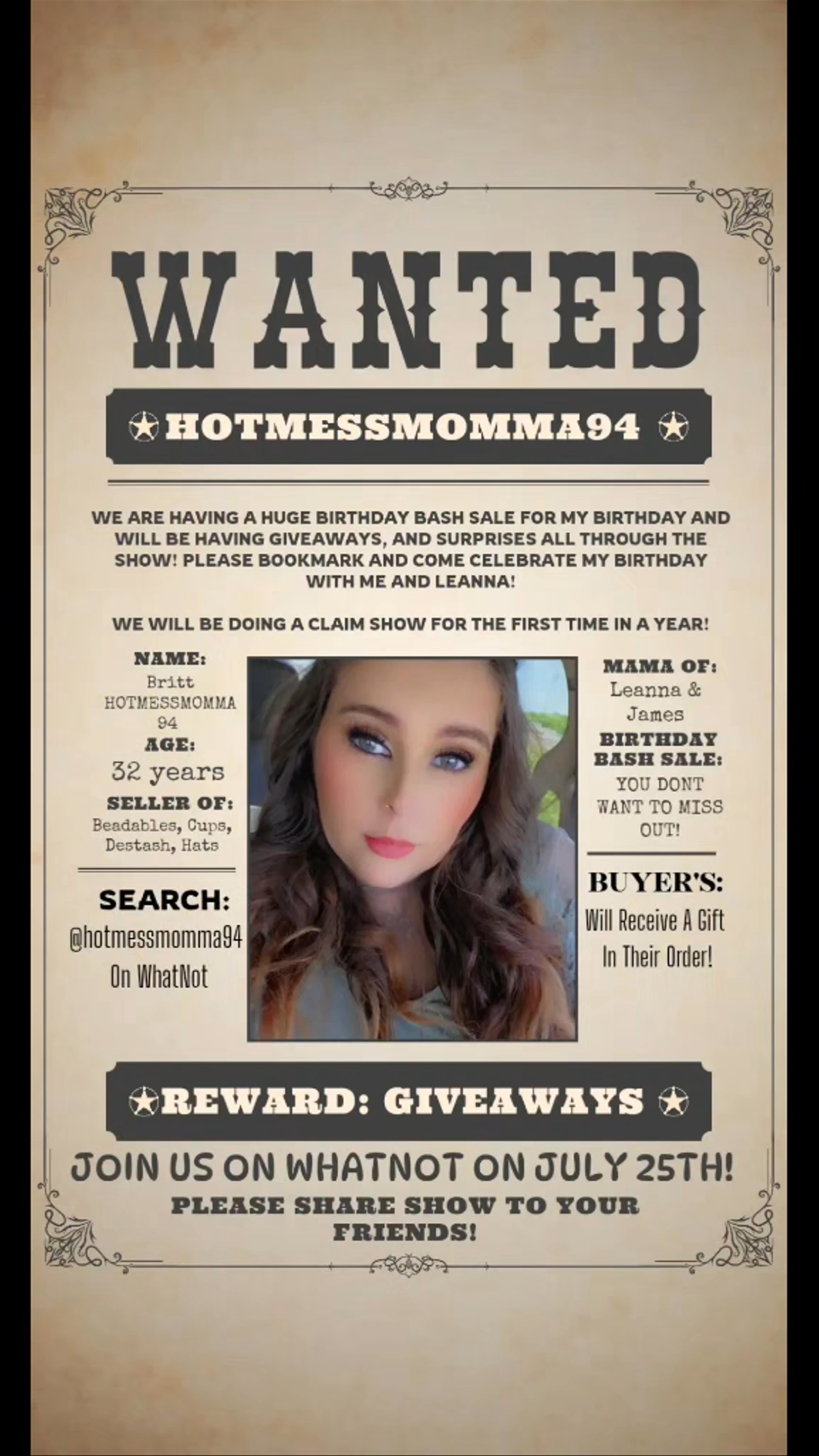 Thumbnail for live show