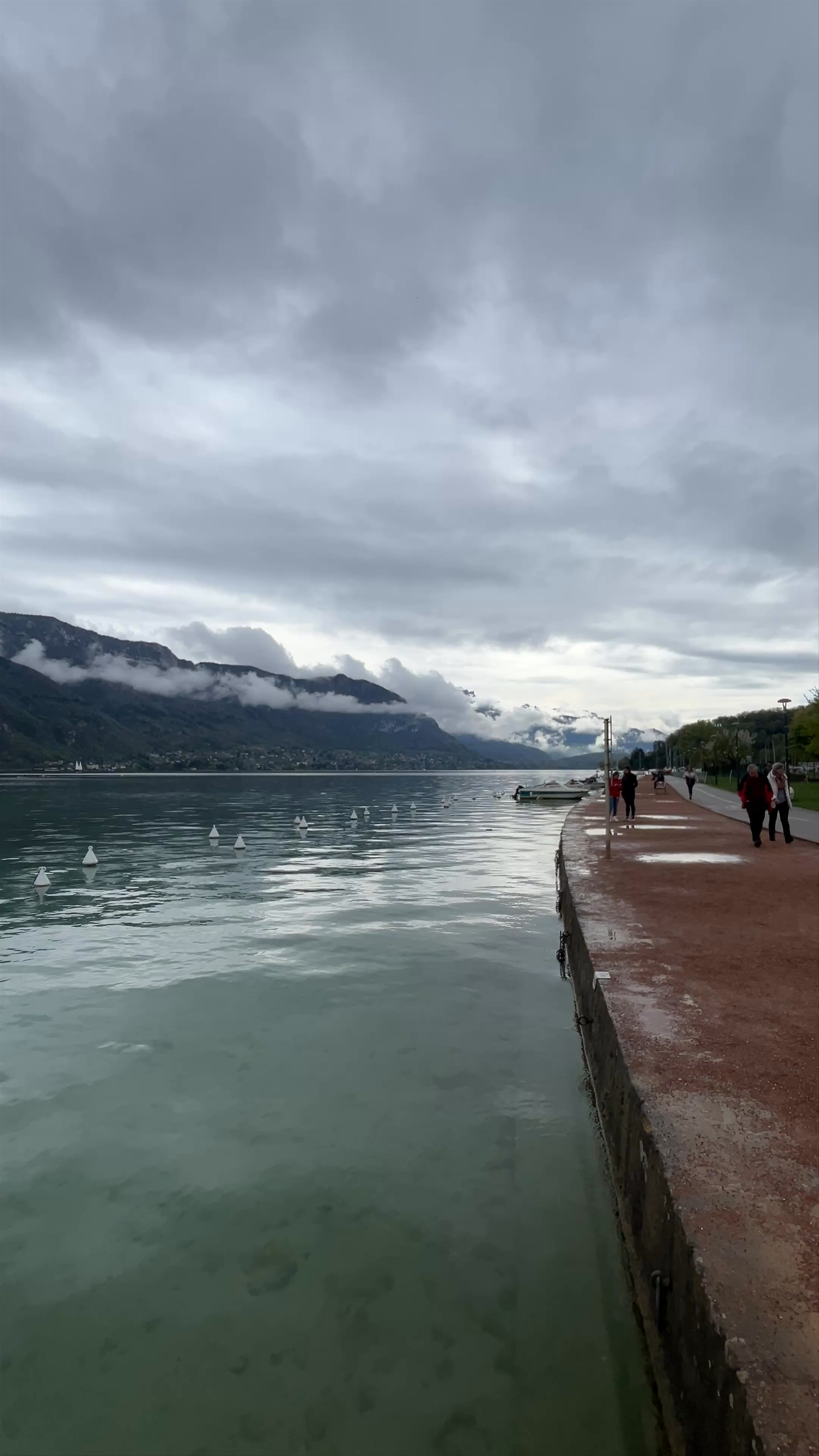 Misty Serenity at Lake Annecy, France