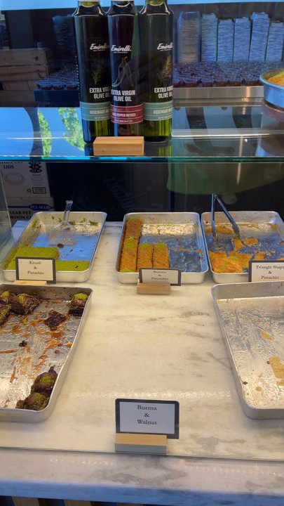 Sultan's Kebab - Lots of traditional Turkish delights, tried one type of baklava, not as as good as l had hoped (08/2025) - Mediterranean Near Me - Pleasanton, California