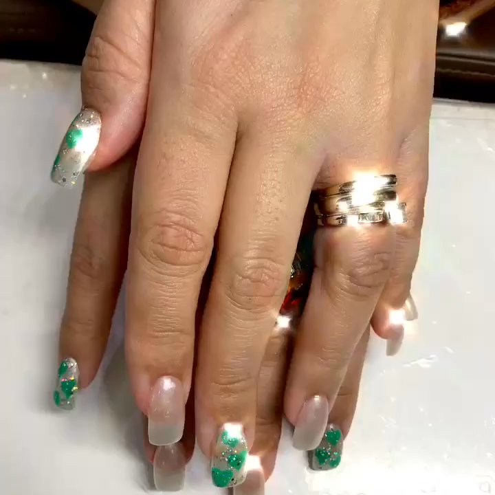 Nice Nails II - My beautiful nails done  by my dear Kim. Ready for Saint Patrick's day! Don't hesitate to visit the salon, is completely renovated. Love - Nail Salons Near Me - Franklin Park, Illinois