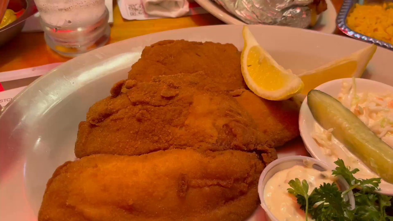 Sammys Fish Box - I had tilapia loaded, baked potato with the bacon and coleslaw delicious - Seafood Near Me - Bronx, New York
