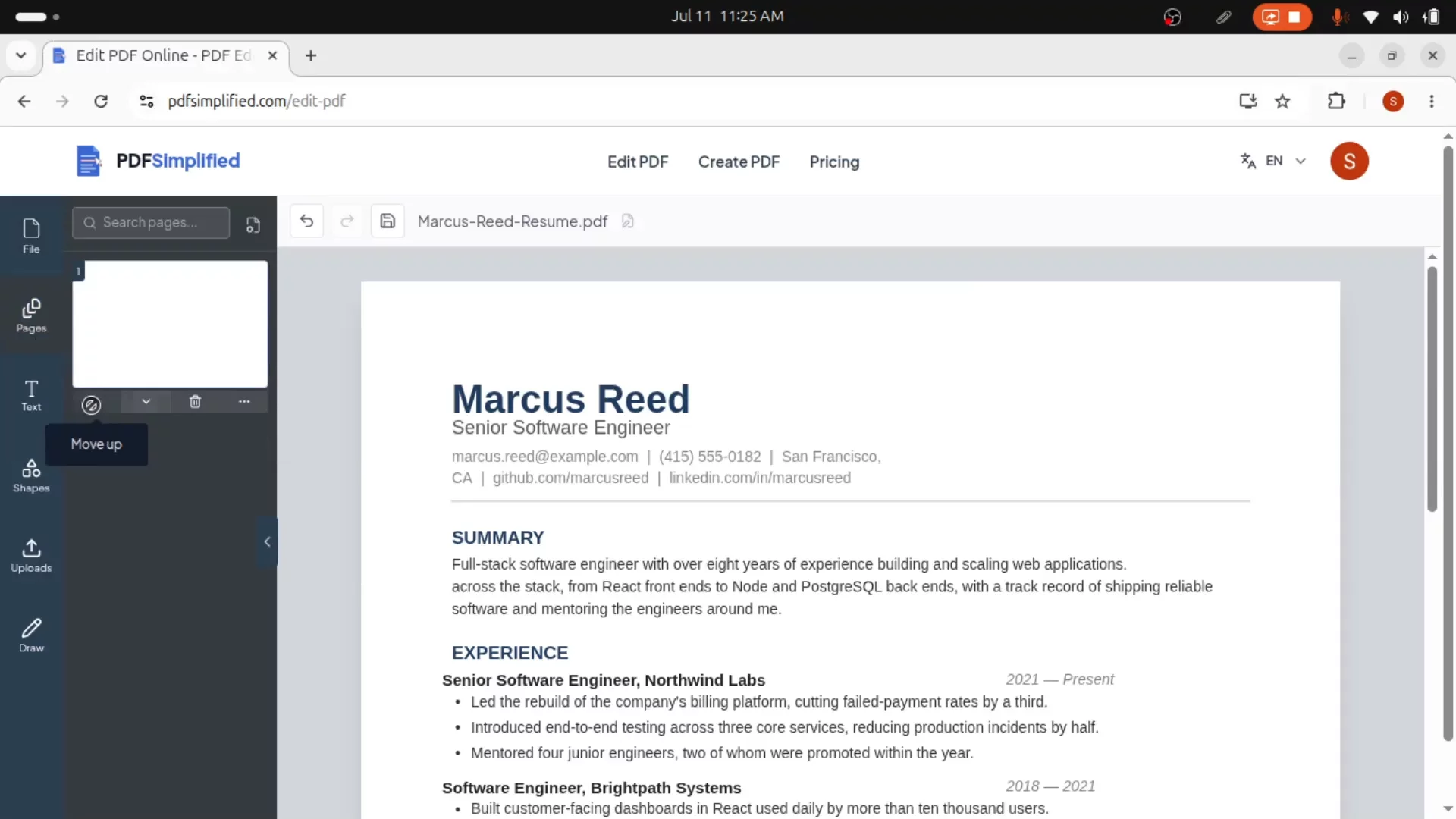 A PDF editor to edit and create PDF files image 1