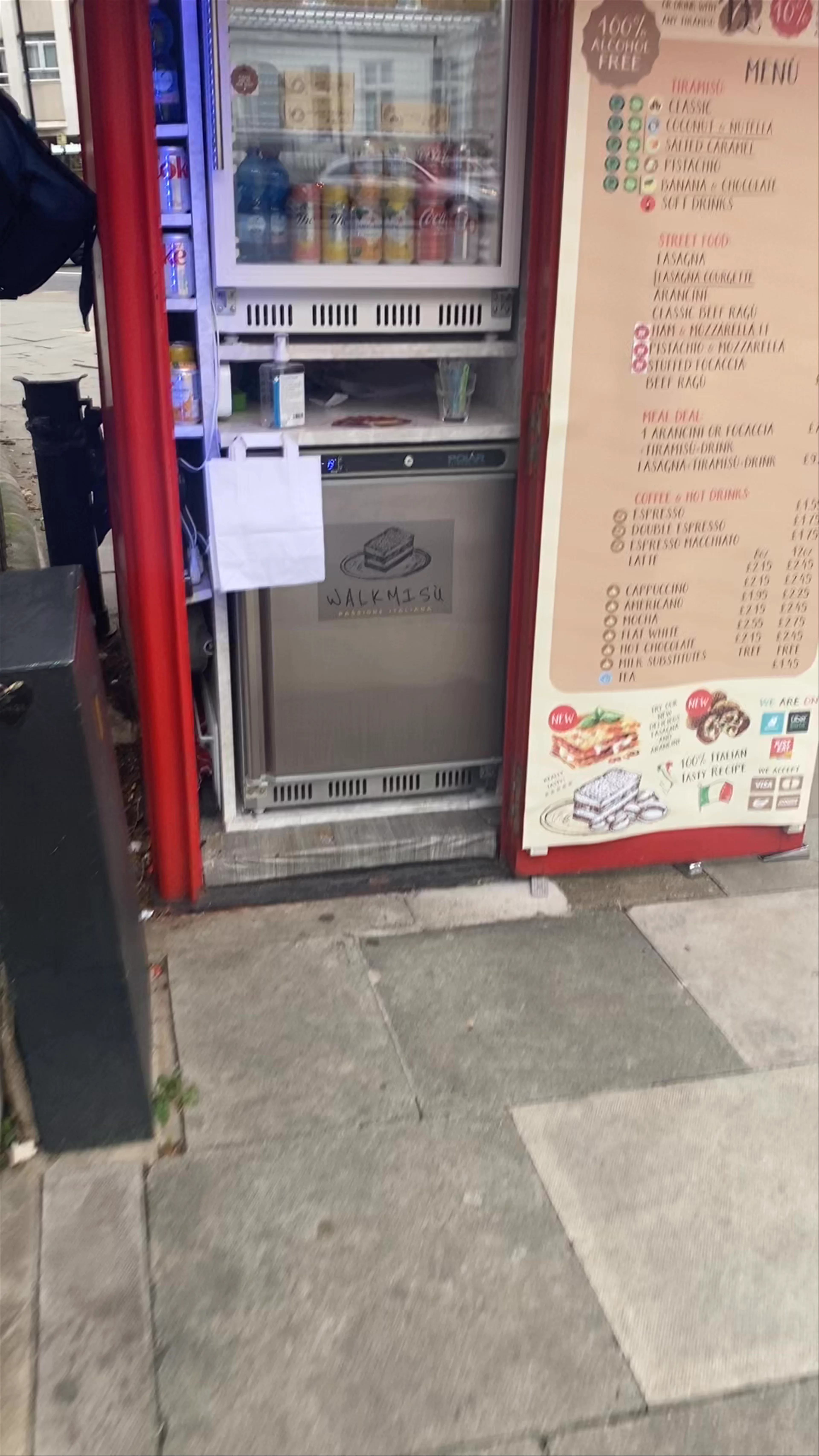 Walkmisù, Telephone box, Southampton Row, Russell Square