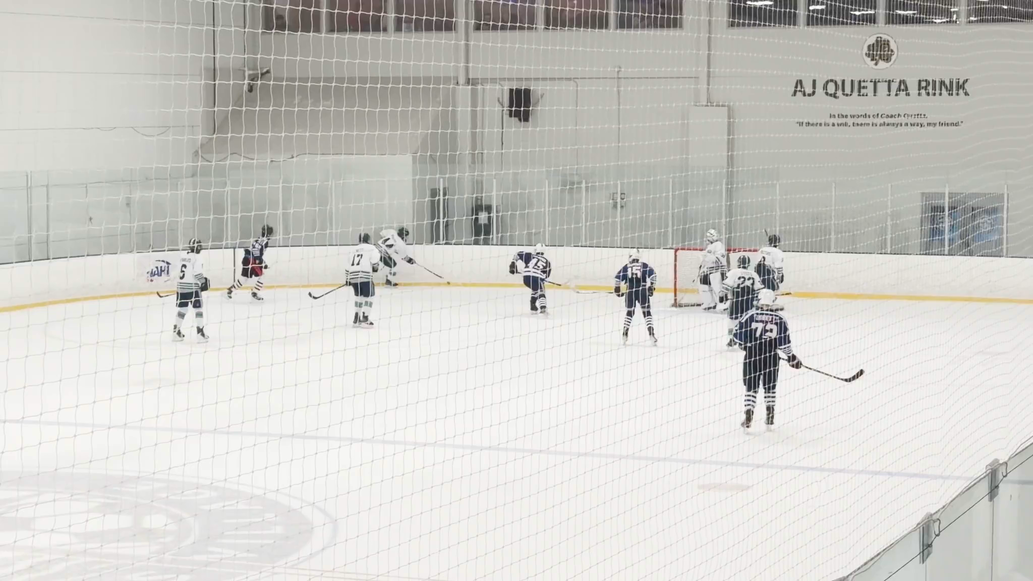 Logan McGinn - all out shift/net scrum - East Coast Militia U14AAA #45