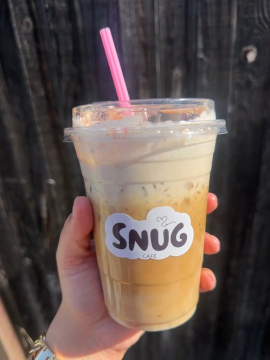 Snug Cafe - Strawberry shortcake latte! 10/10 - Coffee & Tea Near Me - Norwalk, California