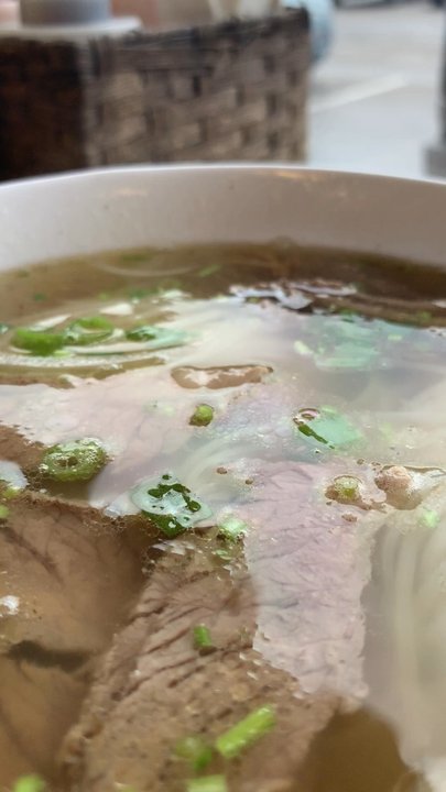 Pho Tre Bien Express - Brisket pho on a rainy day - Vietnamese Near Me - El Paso, Texas
