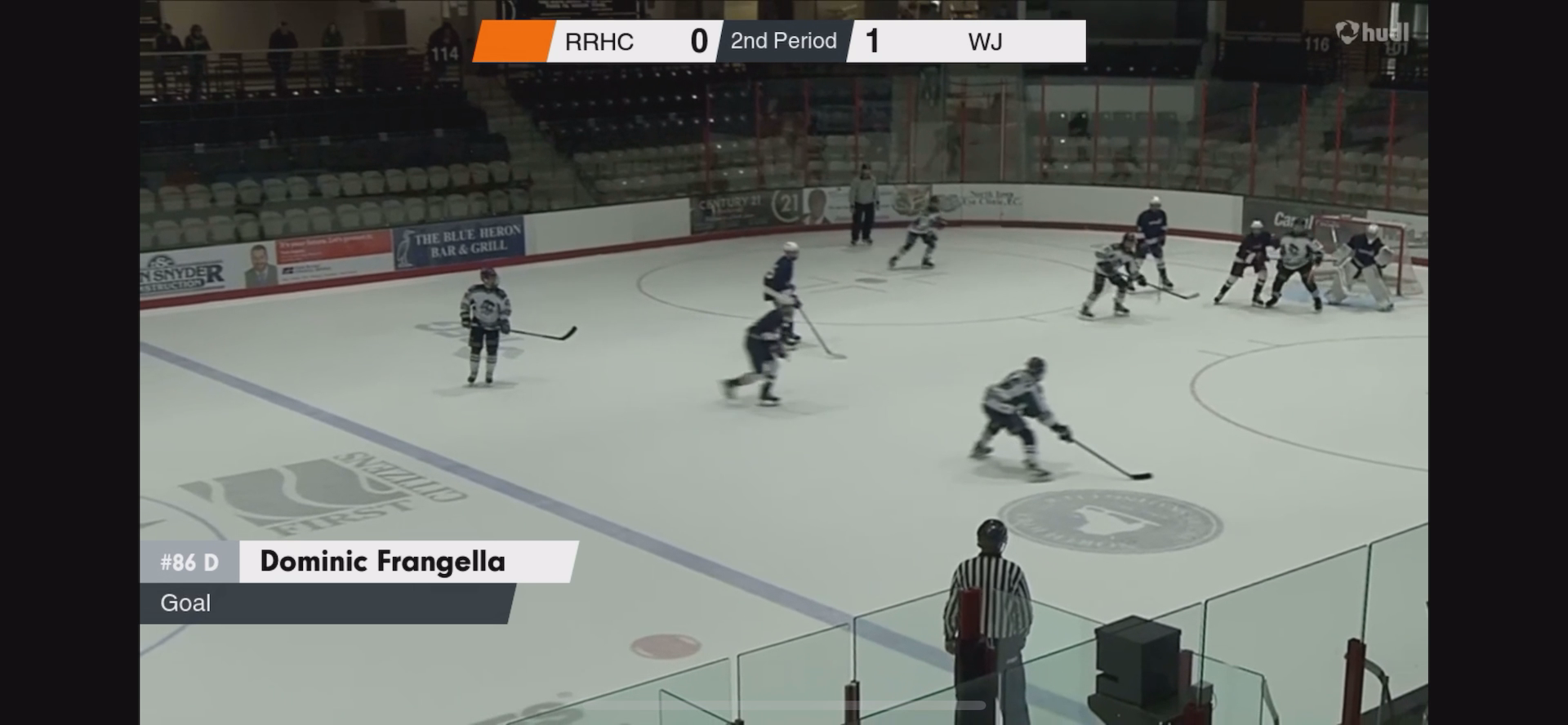 Dominic Frangella's Top Shelf Goal for Cedar Rapids RoughRiders