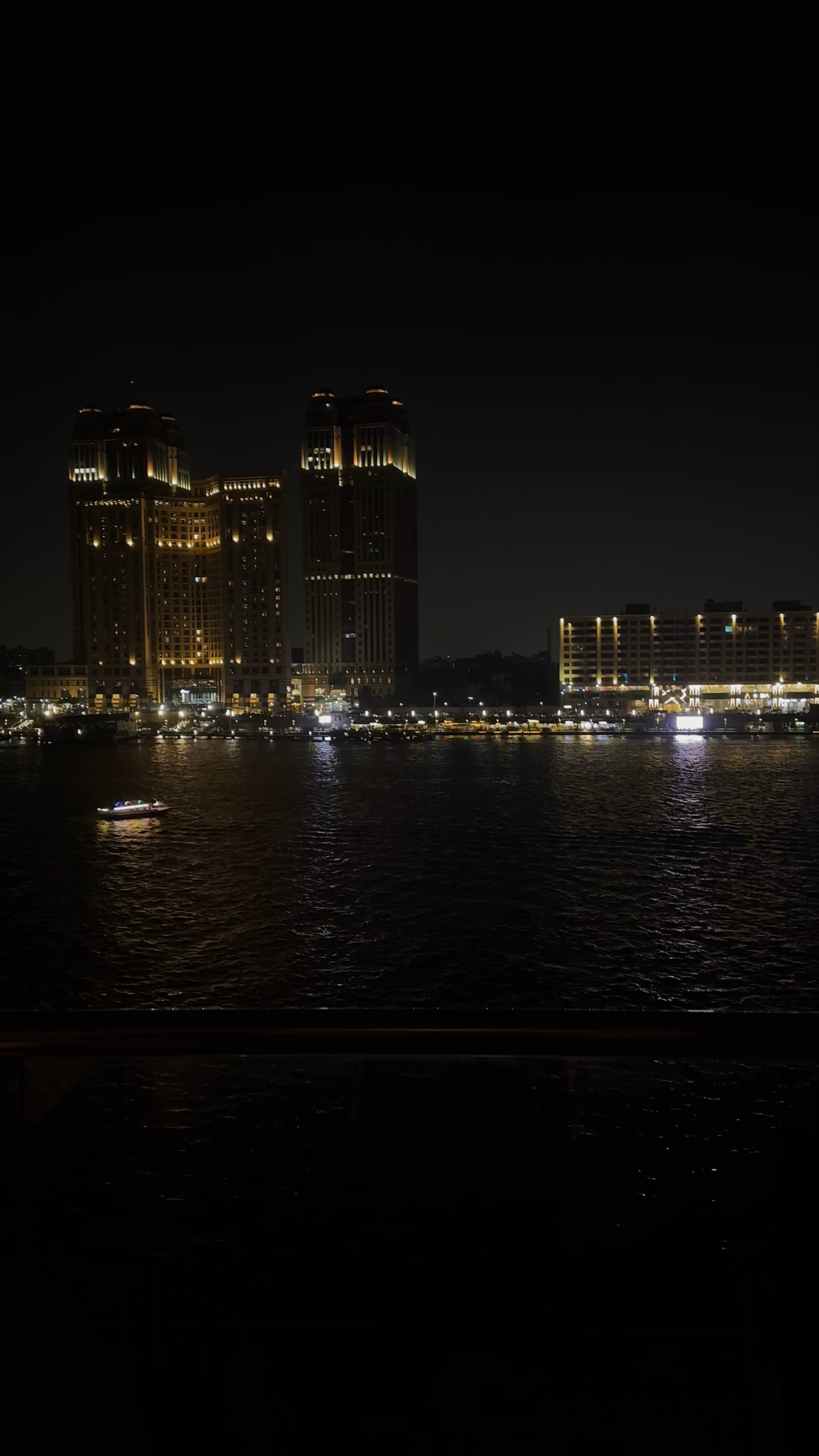 Nighttime Serenity at Crimson Bar & Grill, Cairo