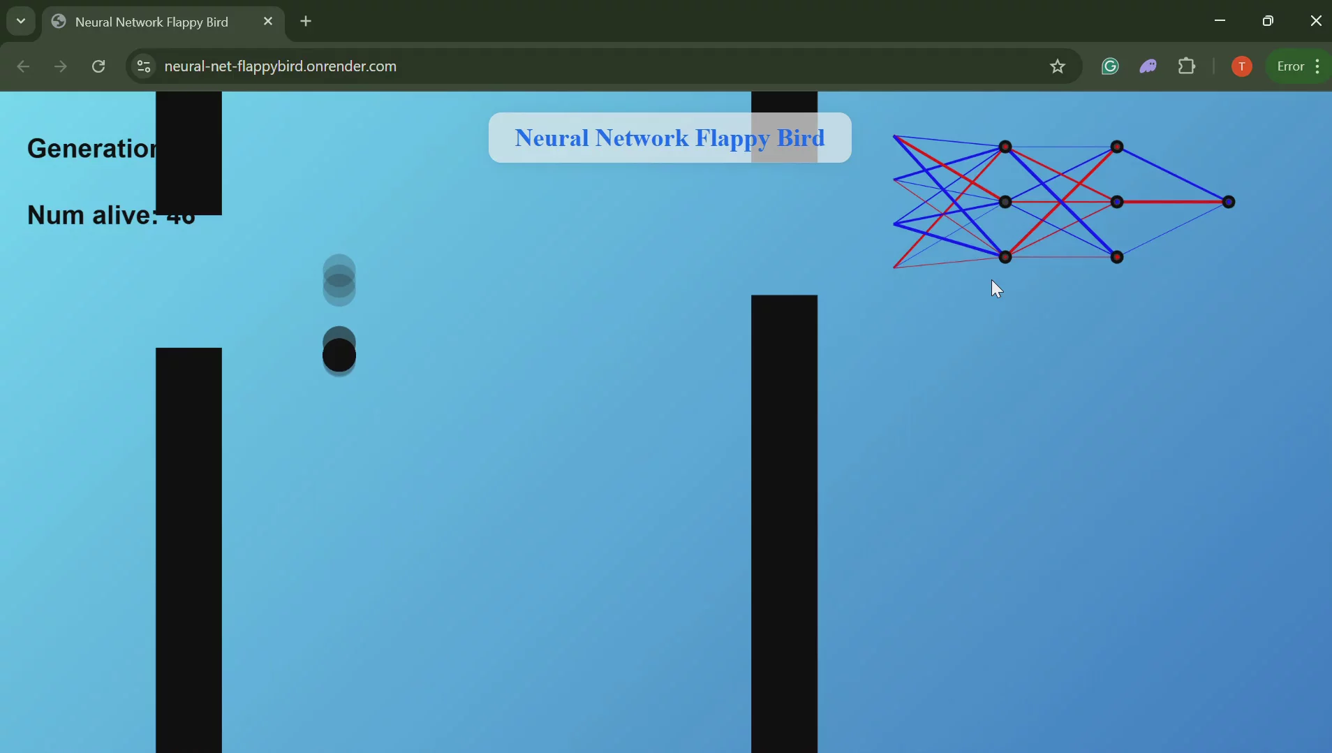 Self-learning Flappy Bird image 1