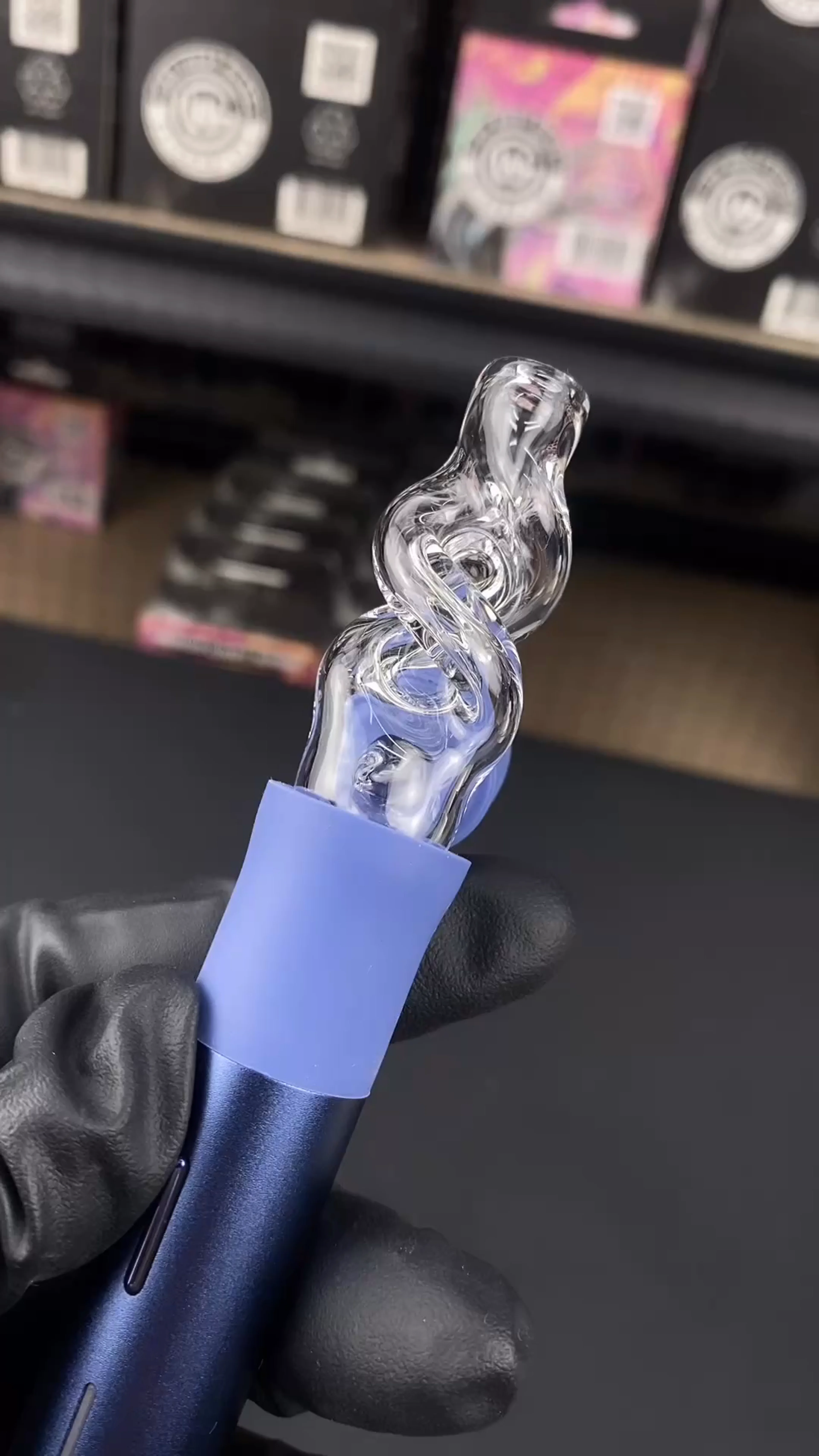 Preview pic of The Real Rich Brian Clear Helix Pivot Mouthpiece