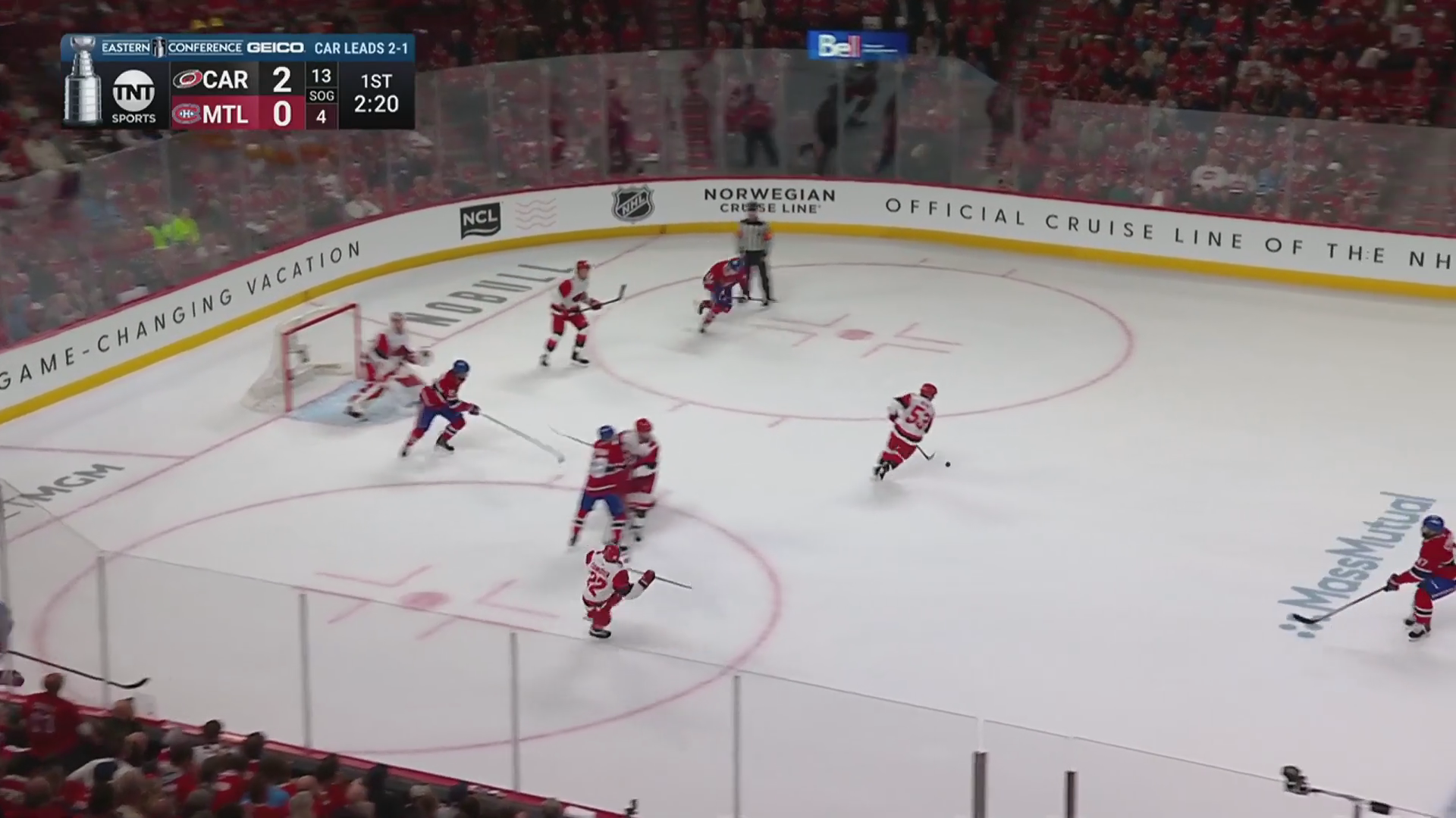 Stankoven Caps Hurricanes' Three-Goal Burst, Silences Bell Centre on 2-on-1 · May 27, 2026