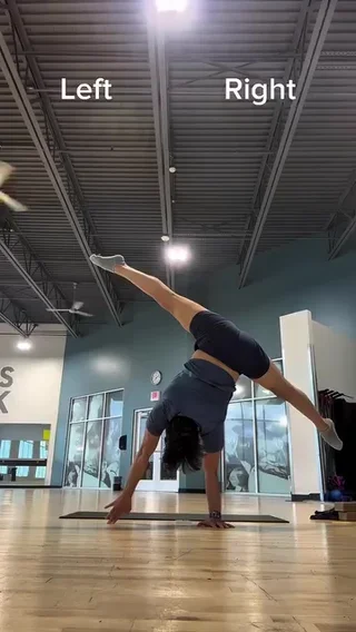 Sam Alvarez: First 5-second one arm handstand.