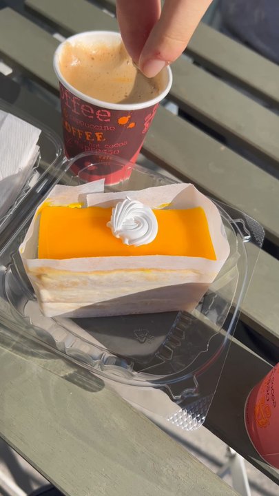 Cake Wala - Even players of sponge cake, cream and a delicious mango gel on top. - Bakeries Near Me - Ellicott City, Maryland