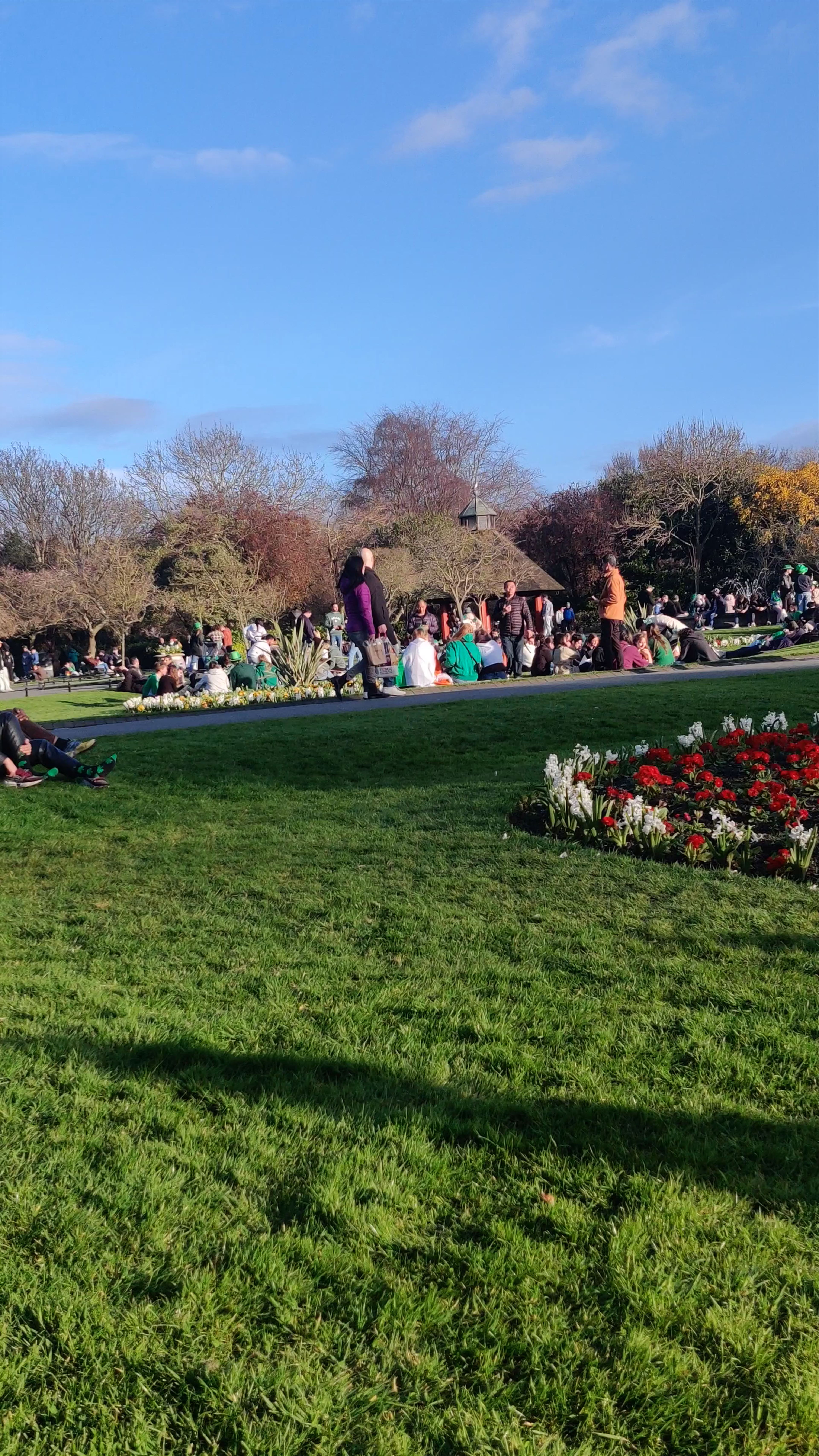 Sunlit Weekend Vibes at St Stephen's Green, Dublin