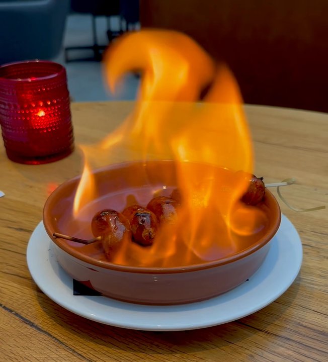 Matadora - Flaming chorizo - Spanish Near Me - Woburn, Massachusetts