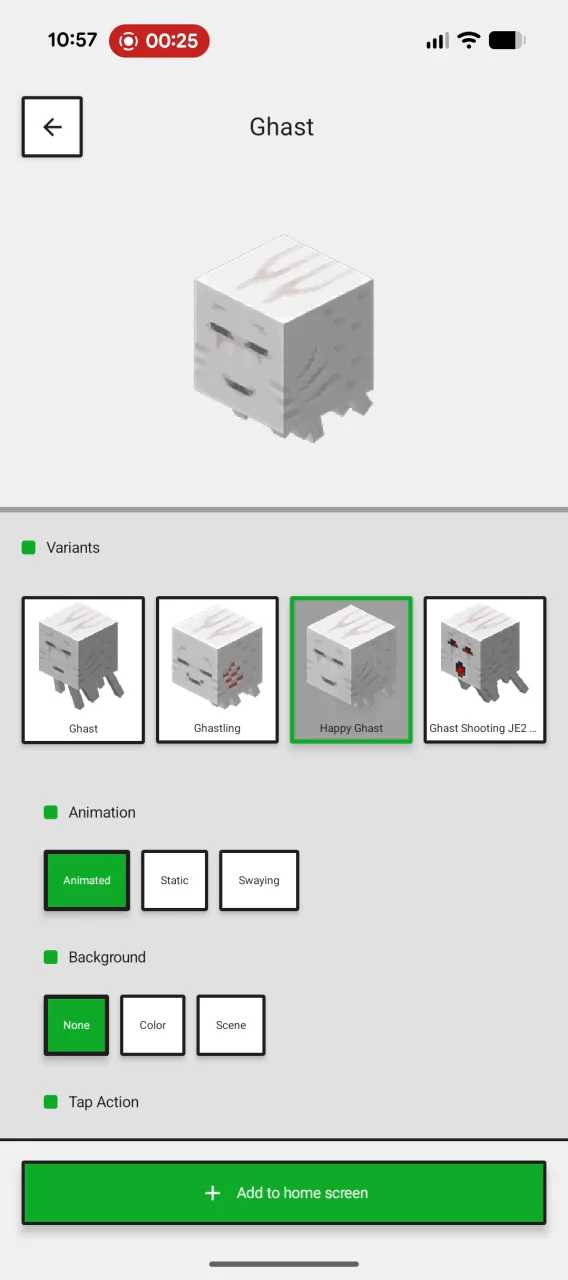 MinecraftWidget - Home Screen Companions image 1
