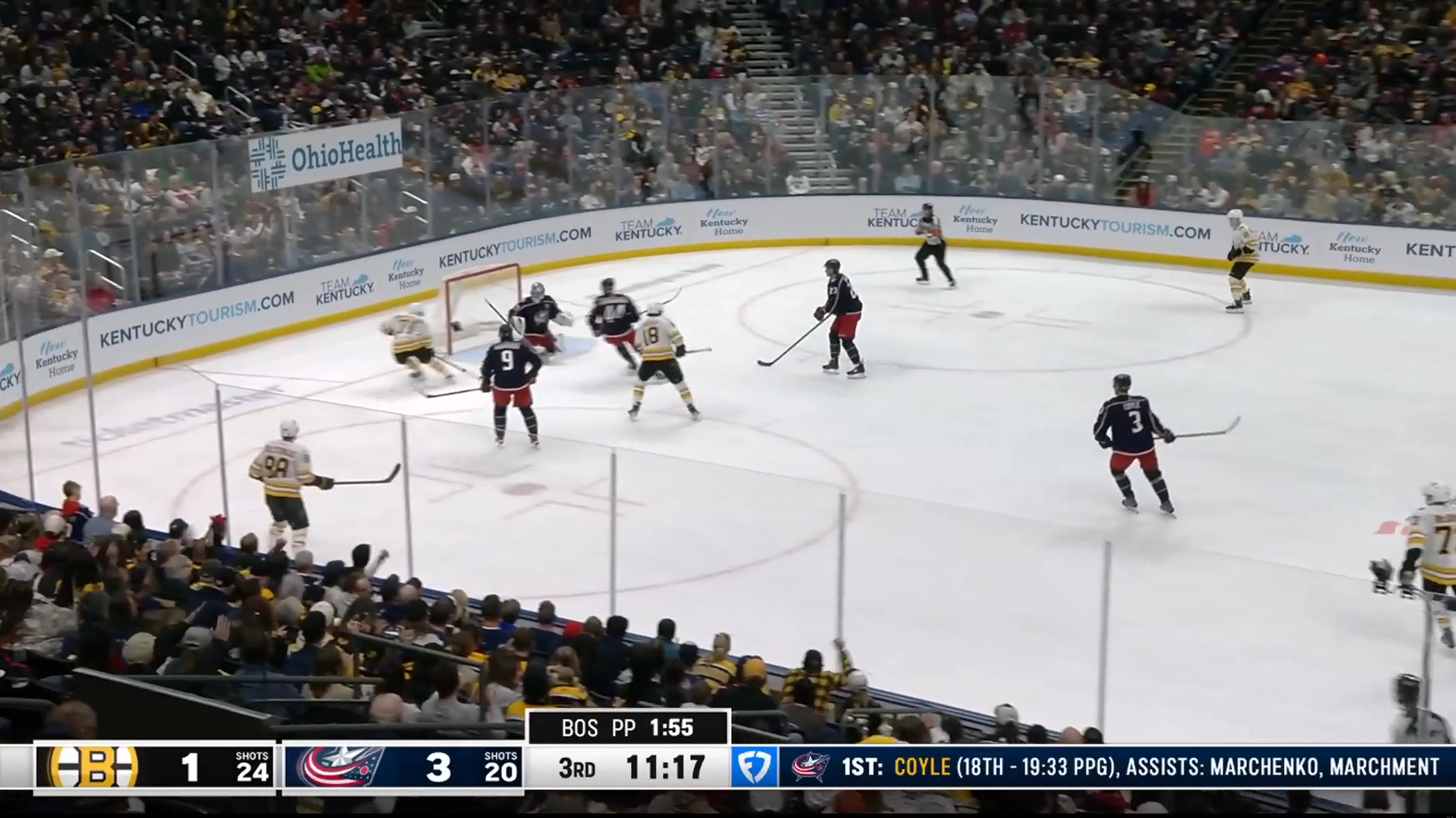 Zacha and Arvidsson Drive Bruins' Comeback, Including 400th NHL Point · Mar. 29, 2026