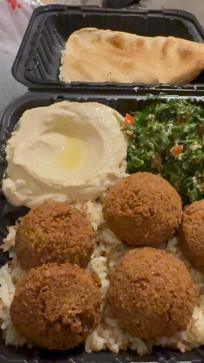 Pita Hot - Falafel plate - Mediterranean Near Me - Fullerton, California