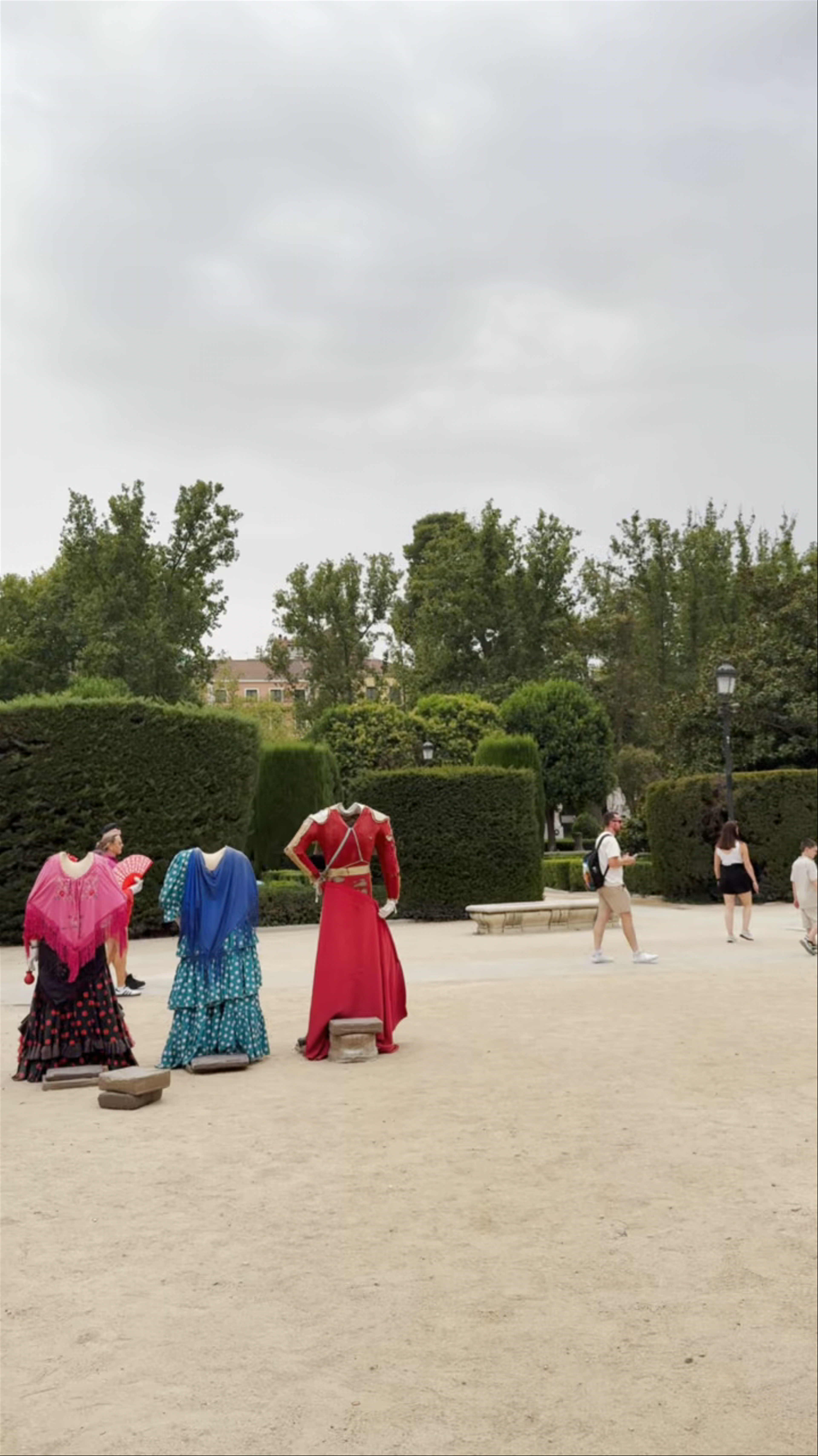 Monument to Felipe IV and Plaza de Oriente in Madrid
