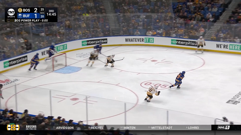 Benson steals the puck and buries the tying goal · Mar 25, 2026