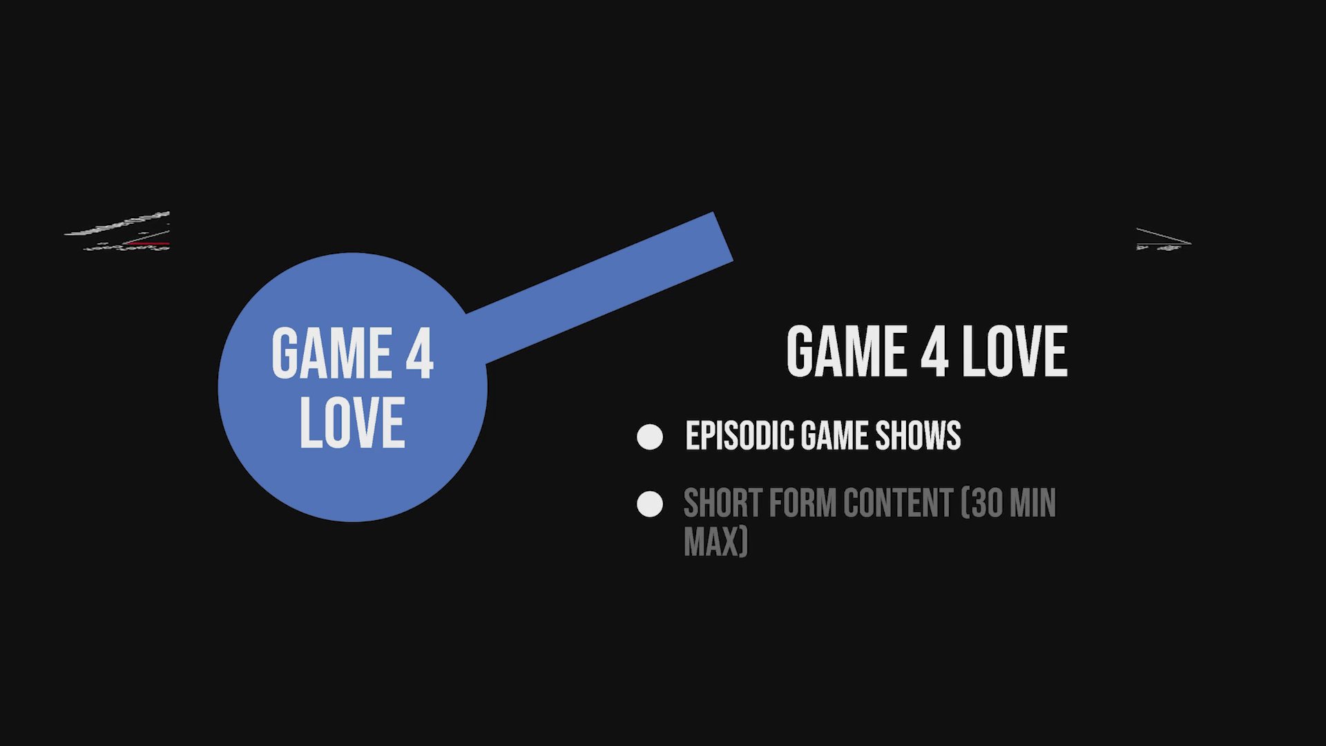 An animated infographic displays the evolution of dating game shows, transitioning from conceptual categories to a statistical chart mapping seasons aired over time.