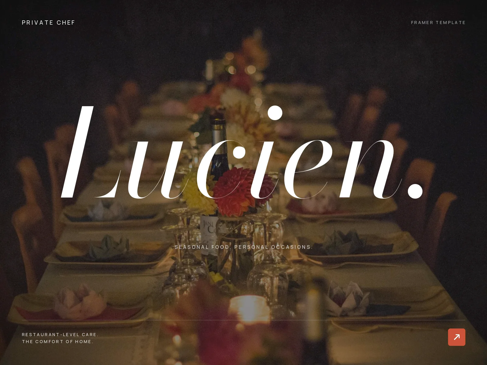 Private Chef Website