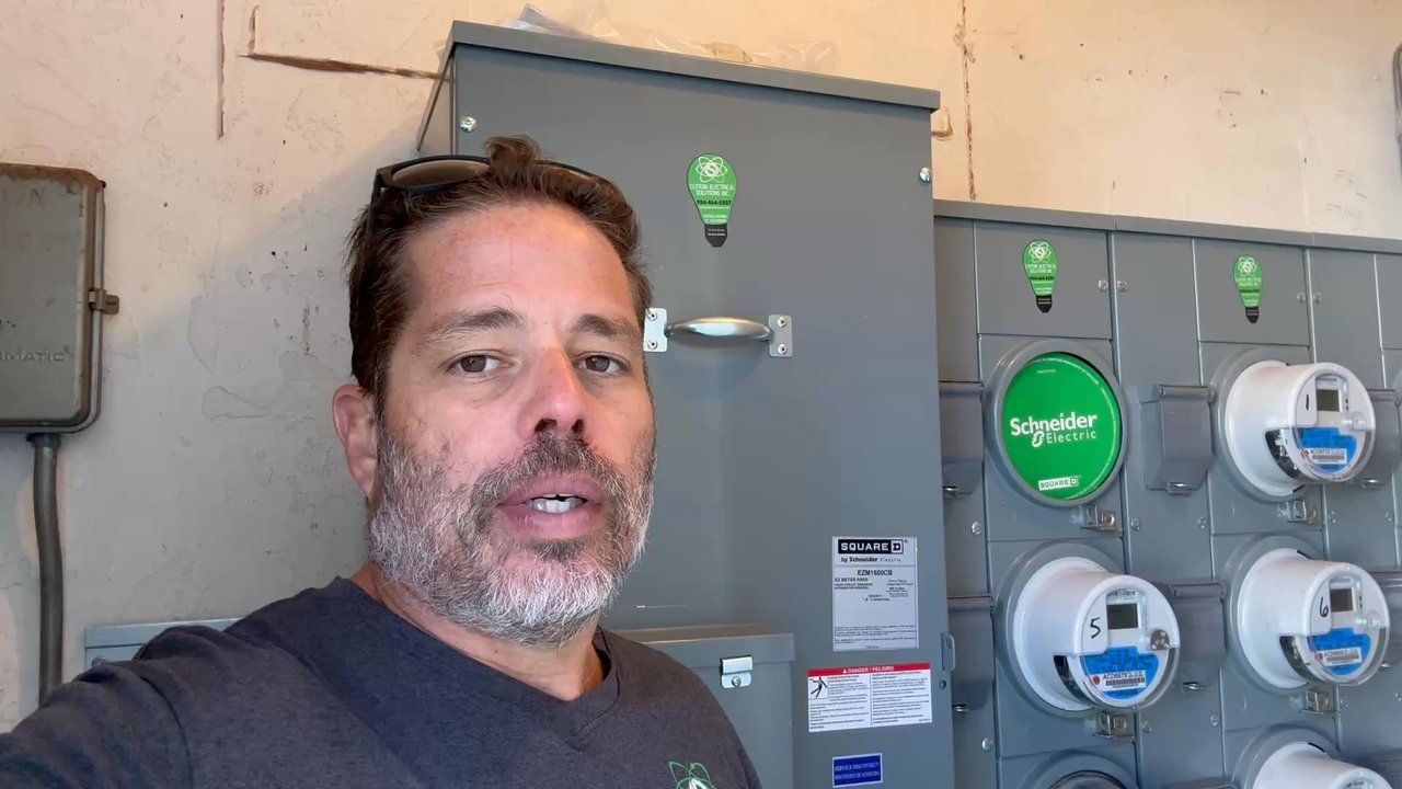 Custom Electrical Solutions - Replaced outdated meter stack. - Electricians Near Me