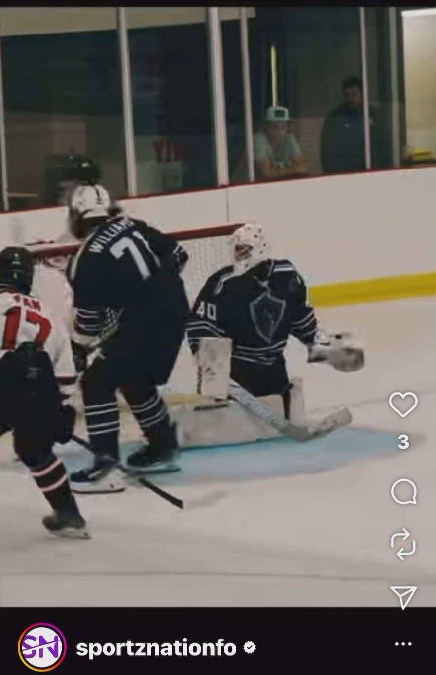 TJ Swinson Scores Impressive Goal for Team Crimson Against Hotchkiss