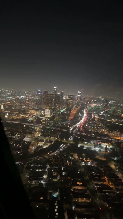 Celeste Helicopter Tours - Los Angeles at night - Aerial Tours Near Me - Hawthorne, California