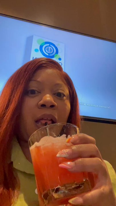 Tysons Rickhouse - Meet enjoying my Rickhouse punch - Salad Near Me - Tysons, Virginia