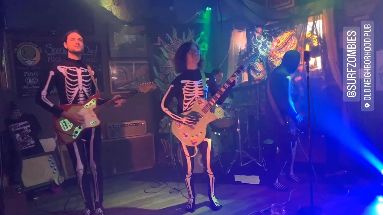Old Neighborhood Pub - Surf Zombies at ONP (October 2022) - Bars Near Me - Cedar Rapids, Iowa